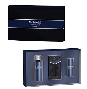 Kit Animale Instinct Eau de Toilette 100ml + Body Spray 120ml + Deodorant 72g