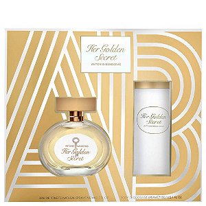 Kit Her Golden Secret Antonio Banderas Eau de Toilette 80ml + Desodorante 150ml - Feminino
