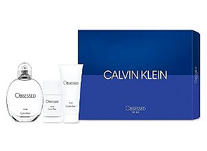 Kit Obsessed For Men Calvin Klein EDT 125ml + Desodorant 75ml + Body Wash 100ml - Masculino