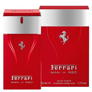 Man in Red Ferrari Eau de Toilette 50ml - Perfume Masculino