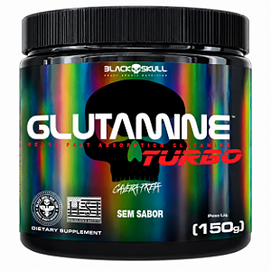 Glutamina Turbo 150g - Black Skull