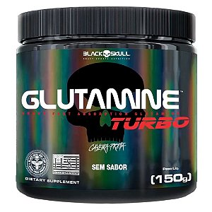 Glutamina Turbo 150g - Black Skull