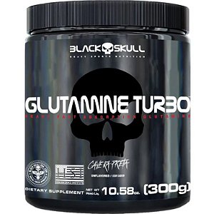 Glutamina Turbo (300g) - Black Skull