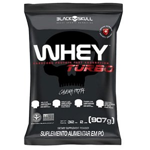 Whey Turbo Refil (907g) - Black Skull