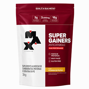Super Gainers 3kg - Max Titanium