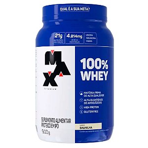 100% Whey Protein Concentrado 900g Pote - Max Titanium