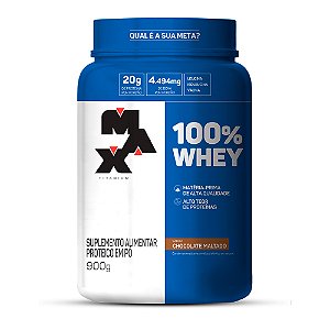 100% Whey Protein Concentrado 900g Pote - Max Titanium