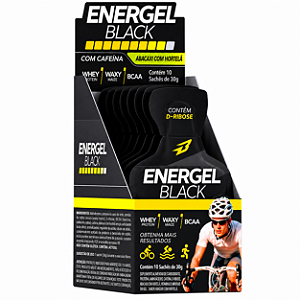 Gel Energético Energel Black 10 Sachês 30g - Body Action
