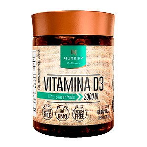 Vitamina D3 60 Cápsulas - Nutrify