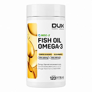 Ômega-3 Fish Oil 120 Cápsulas - DUX Nutrition