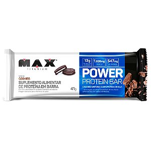 Power Protein Bar 41g (Unidade) - Max Titanium
