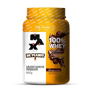 Whey Protein 100% Concentrado Dr. Peanut 900g - Max Titanium