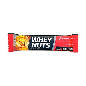 Barra de Proteína Whey Nuts 30g (Unidade) - Body Action