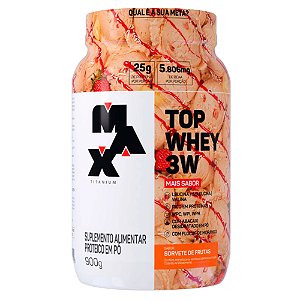 Top Whey 3W Mais Sabor 900g - Max Titanium
