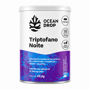 Triptofano Noite 120 Cápsulas - Ocean Drop