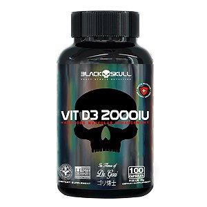 Vitamina D3 (100 Cápsulas) - Black Skull
