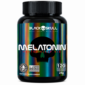 Melatonina Sublingual 120 Tabletes - Black Skull