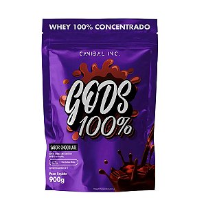Whey Gods 100% Concentrado 900g - Canibal