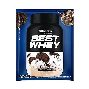 Best Whey Dose Única 35g Cookies & Cream - Atlhetica Nutrition