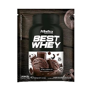 Best Whey Dose Única 40g Double Chocolate - Atlhetica Nutrition