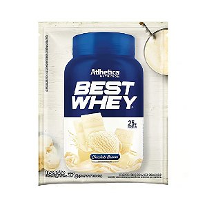 Best Whey Dose Única 37g Chocolate Branco - Atlhetica Nutrition