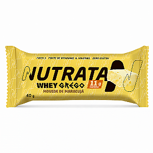 Whey Bar Grego 40g (Unidade) - Nutrata