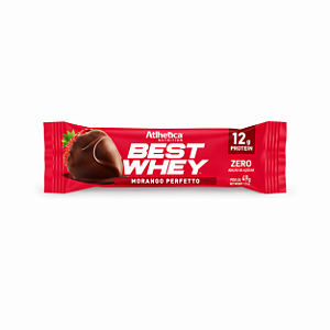 Best Whey Bar 49g Morango Perfeito - Atlhetica Nutrition
