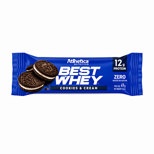 Best Whey Bar 49g Cookies & Cream - Atlhetica Nutrition