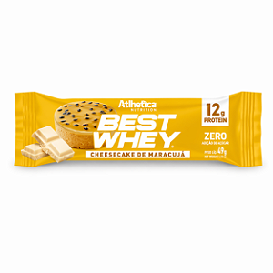 Best Whey Bar 49g Cheesecake de Maracujá - Atlhetica Nutrition