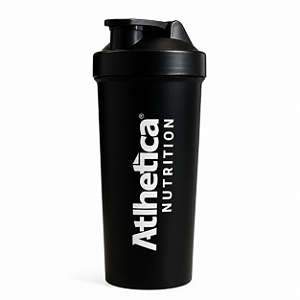 Coqueteleira Preta 600ml - Atlhetica