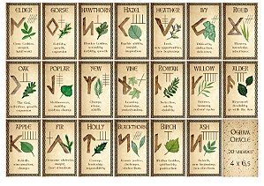 Adesivos - Ogham (Oráculo Celta)