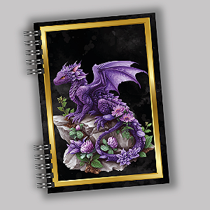 Caderno Dragão Roxo