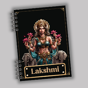 Caderno Deusa Lakshmi