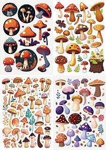 Adesivos Cogumelos