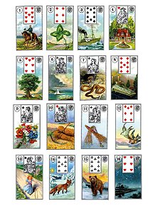 Adesivos Baralho Cigano