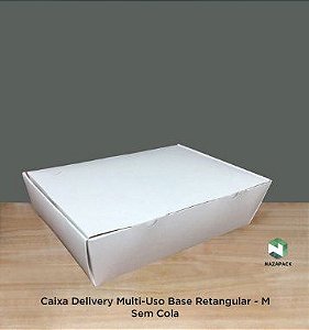 Caixa Delivery Base Retangular- SEM COLA - Vários modelos (ATACADO)