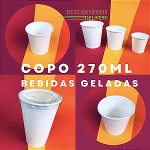 COPO DE PAPEL 270ML (Biodegradável)