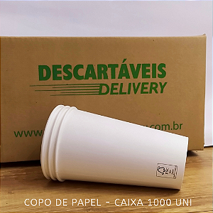 COPO DE PAPEL 400ML FSC -CAIXA