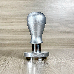 Tamper Bravo com Punho de Alumínio Prata Fosco - Outlet