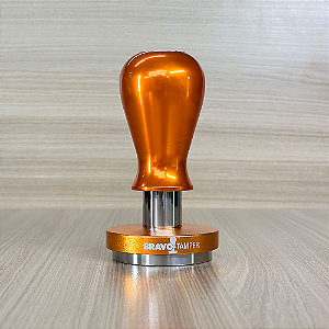 Tamper Bravo com Punho de Alumínio Laranja - Outlet