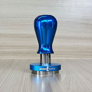 Tamper Bravo com Punho de Alumínio Azul - Outlet