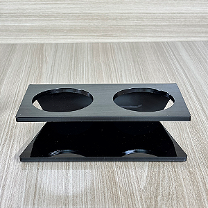 Suporte de Acrílico para Tamper e Distribuidor Bravo - Preto - Outlet