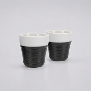 Espresso Cup - Kit com 2 Copos de Porcelana de 50ml cada - Preto