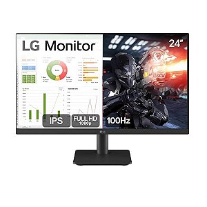 Monitor de 24" LG IPS Full HD (1920x1080) 100Hz Hdmi - 24MS500