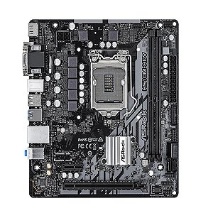 Placa Mae Intel LGA1200 - AsRock H510M-HDV, 11ªG, DDR4, M.2, Usb 3.0, Hdmi, Vga