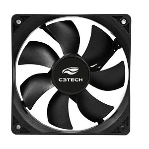 Cooler 80X80X25mm 12V Preto C3 Tech