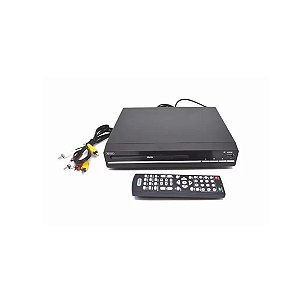 Aparelho Dvd Player Knup KP-D120 Rca 2.0 Canais Usb Mp3 Cd Ripping Display Led Controle Preto Bivolt