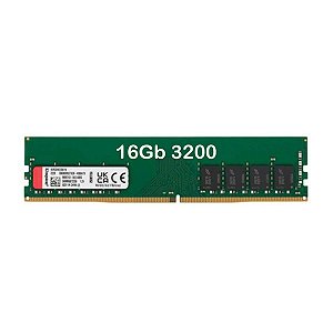Memoria para Desktop DDR4 16GB 3200Mhz CL22 Kingston - KVR32N22S8/16