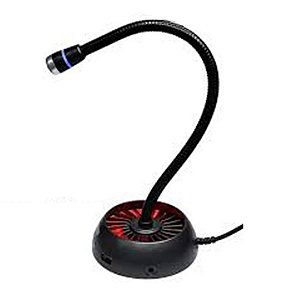 Microfone de Mesa Gamer Usb Profissional com led Tomate MT-1009