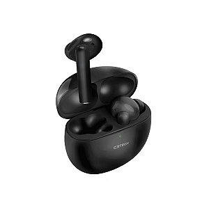 Fone de Ouvido Bluetooth 5.1 EP-TWS-60BK Preto C3Tech
